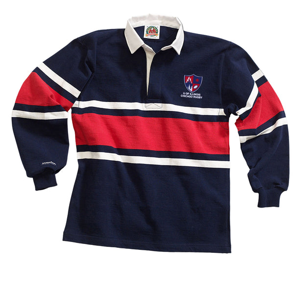 UIC Men's Rugby Collegiate Stripe Jersey - Rugby Imports