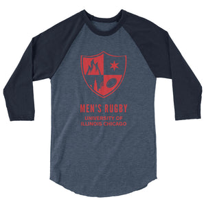 Rugby Imports UIC Men's Rugby Raglan 3/4 Sleeve Tee