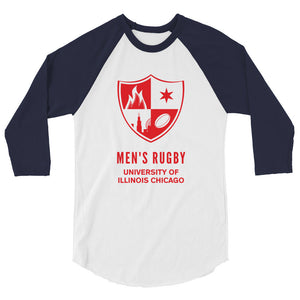 Rugby Imports UIC Men's Rugby Raglan 3/4 Sleeve Tee