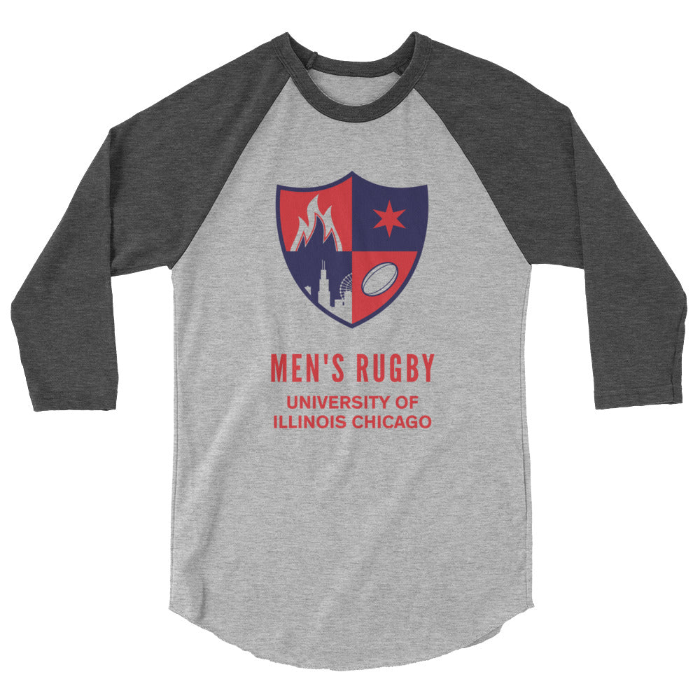 Rugby Imports UIC Men's Rugby Raglan 3/4 Sleeve Tee