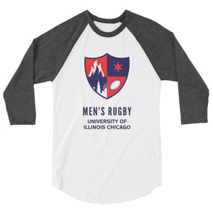 Rugby Imports UIC Men's Rugby Raglan 3/4 Sleeve Tee