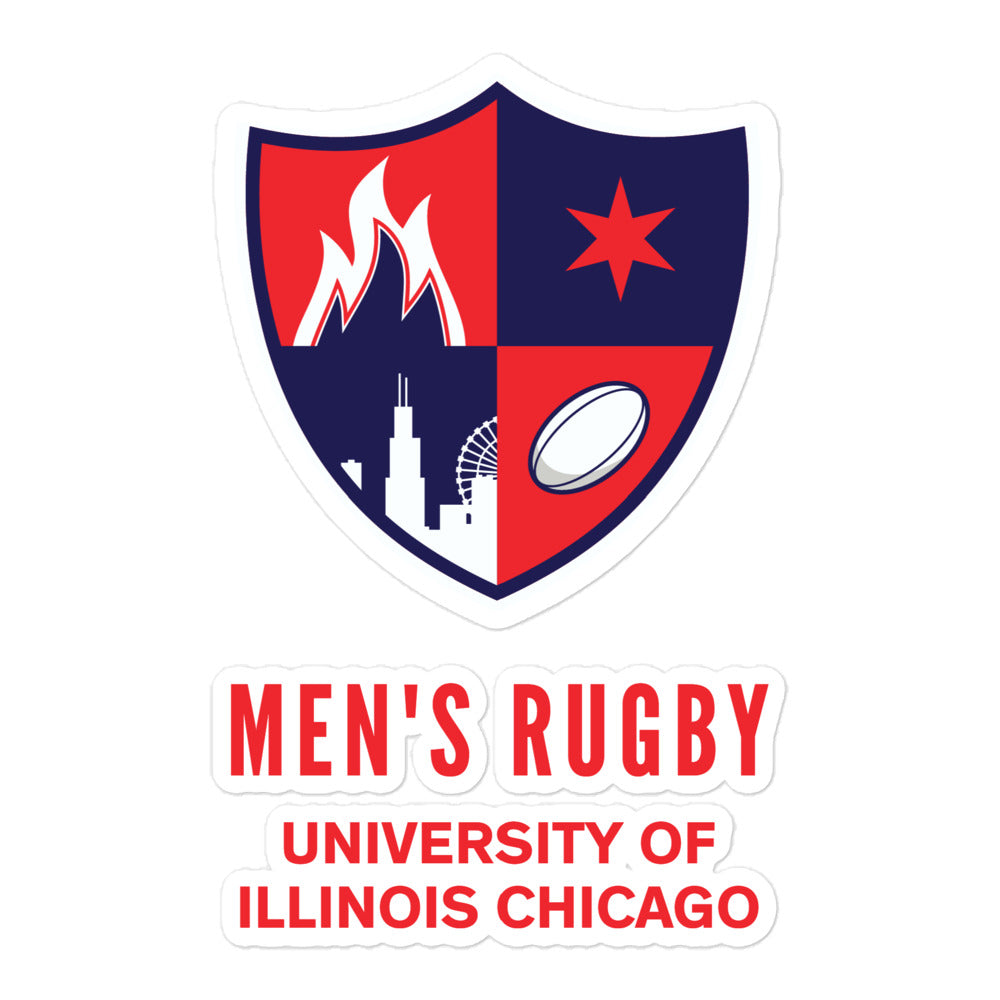 Rugby Imports UIC Men's Rugby Stickers