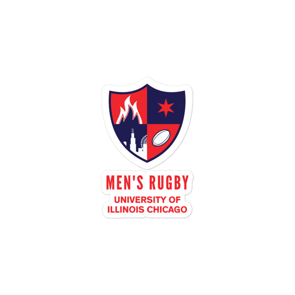 UIC Men's Rugby Stickers - Rugby Imports