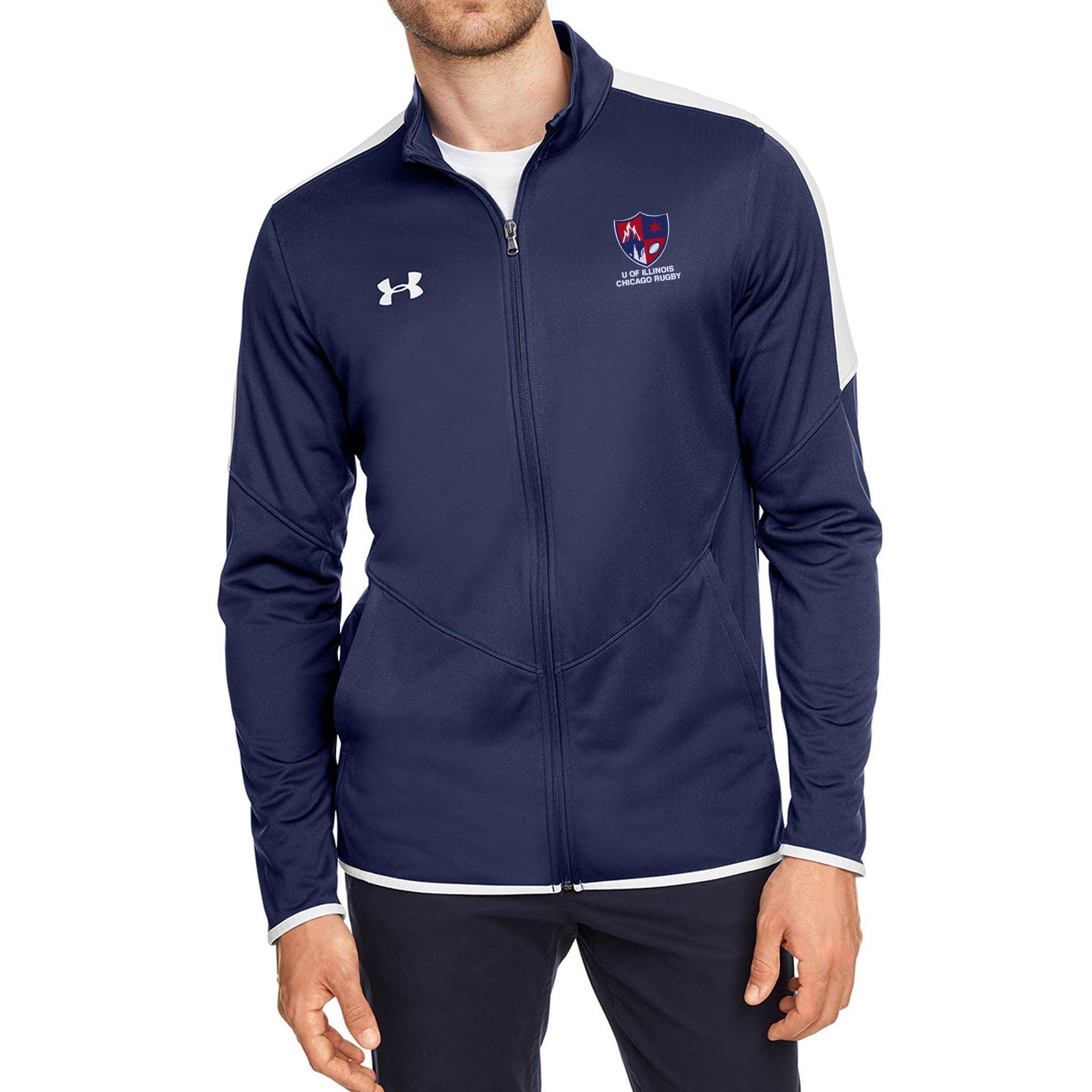 Rugby Imports UIC Men's Rugby UA Rival Knit Jacket