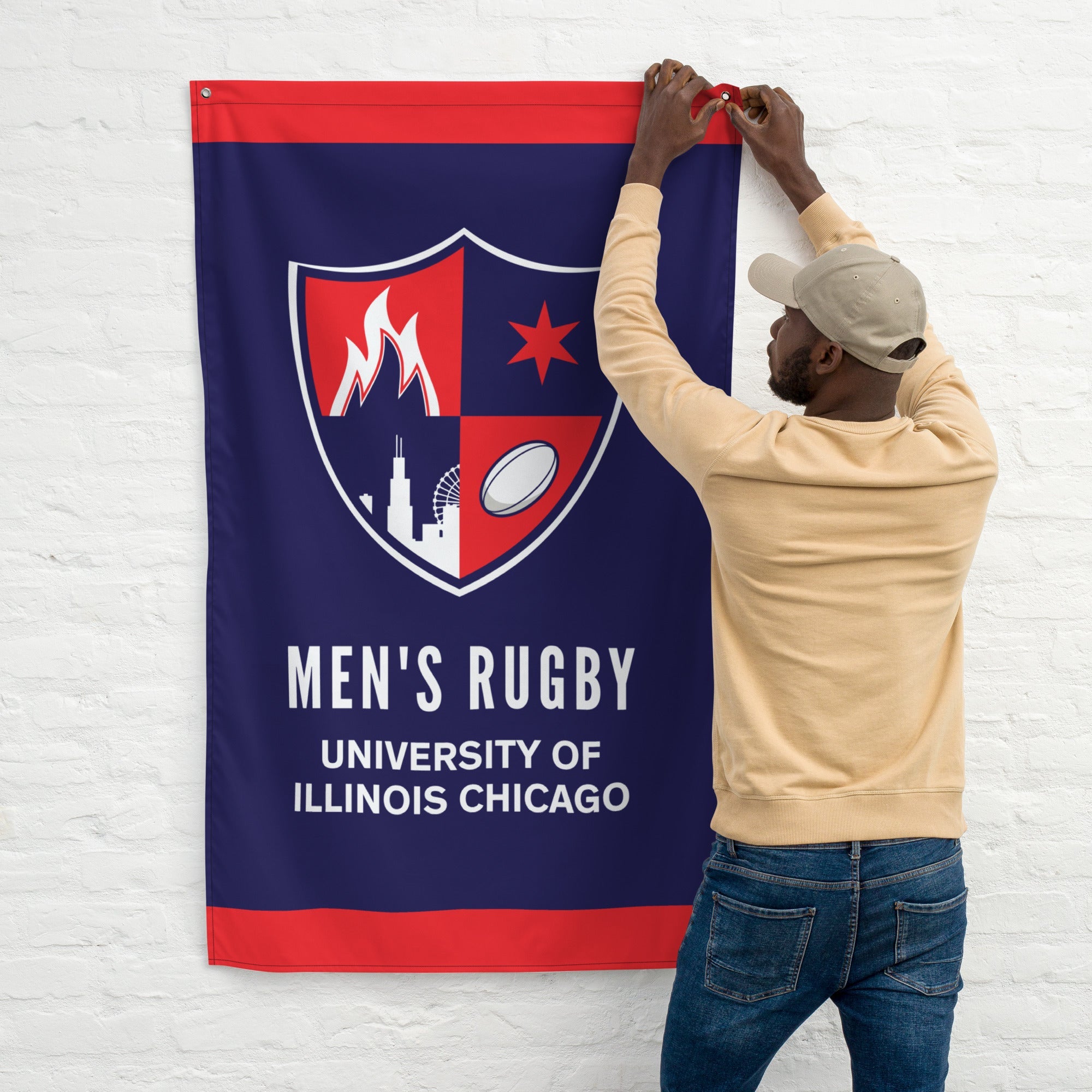 Rugby Imports UIC Men's Rugby Wall Flag