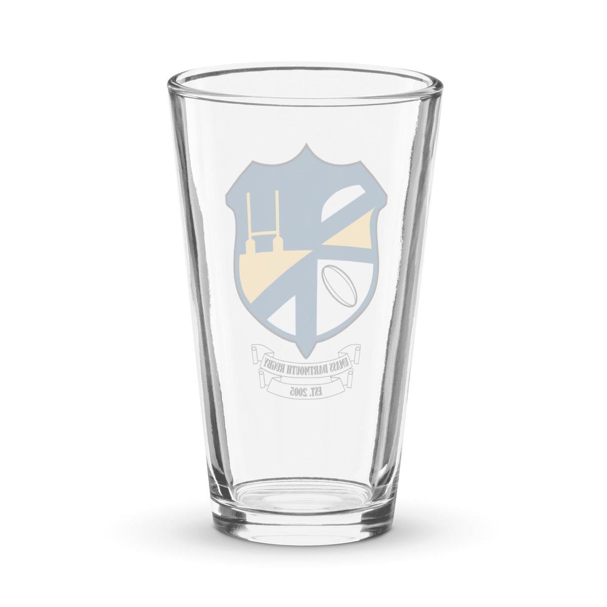 Rugby Imports UMass Dartmouth Rugby Pint Glass