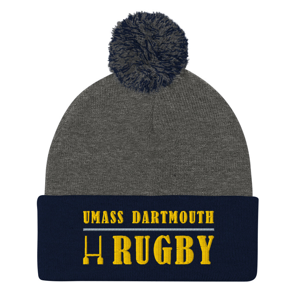 Rugby Imports UMass Dartmouth Rugby Pom Beanie