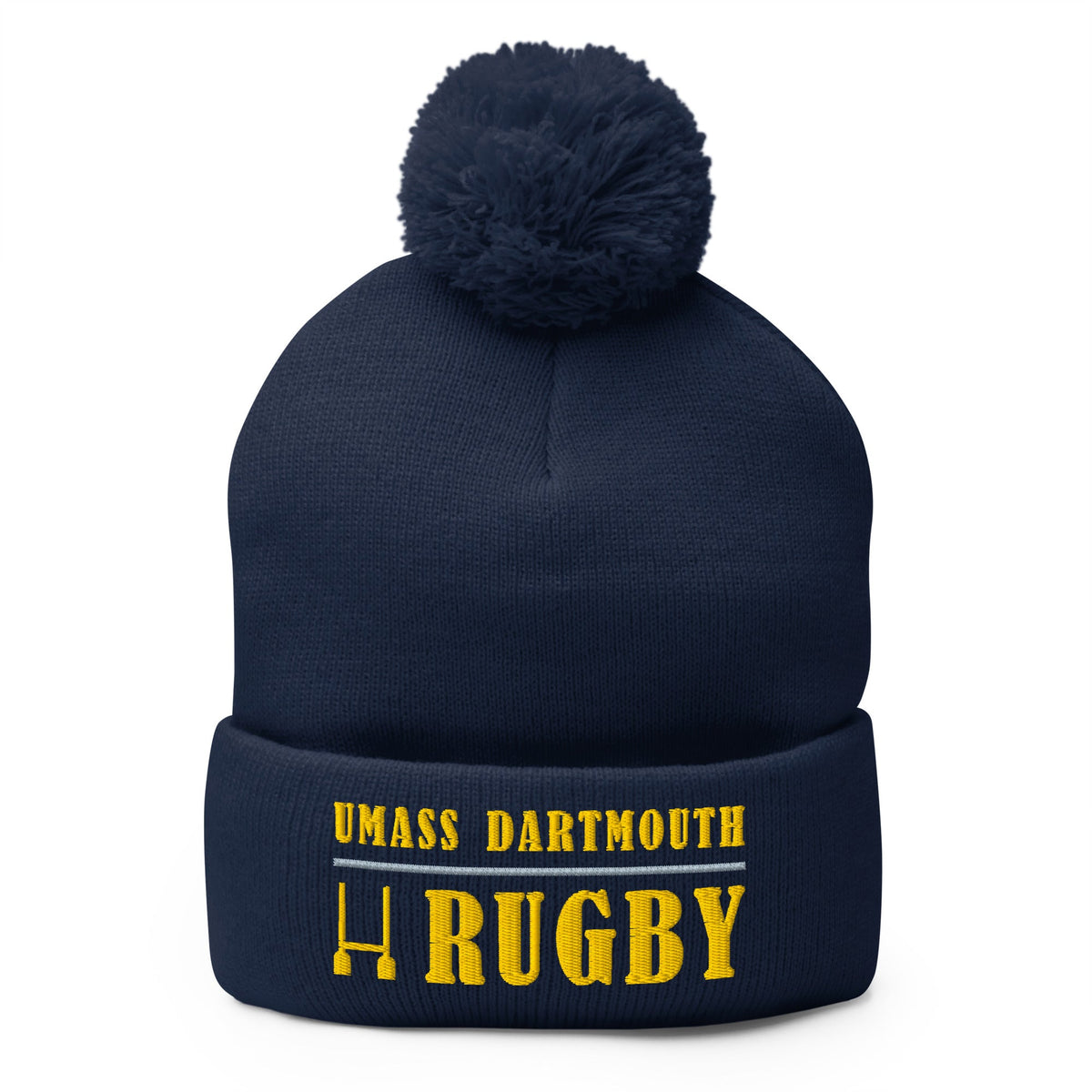 Rugby Imports UMass Dartmouth Rugby Pom Beanie