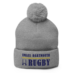 Rugby Imports UMass Dartmouth Rugby Pom Beanie