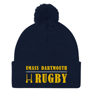 Rugby Imports UMass Dartmouth Rugby Pom Beanie