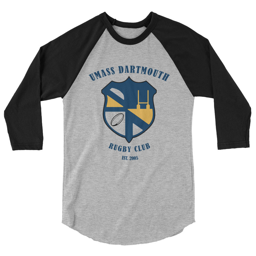 Rugby Imports UMass Dartmouth Rugby Raglan 3/4 Sleeve Tee