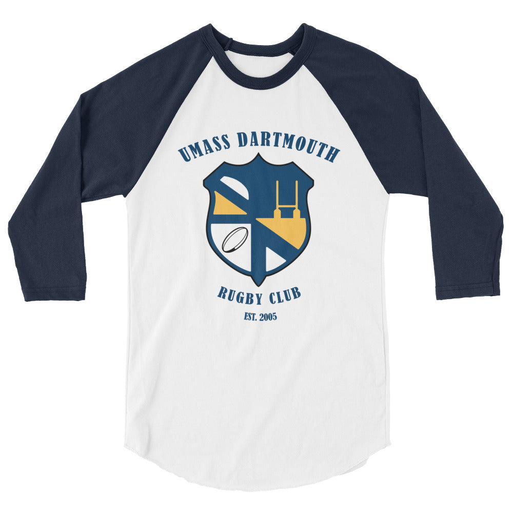 Rugby Imports UMass Dartmouth Rugby Raglan 3/4 Sleeve Tee