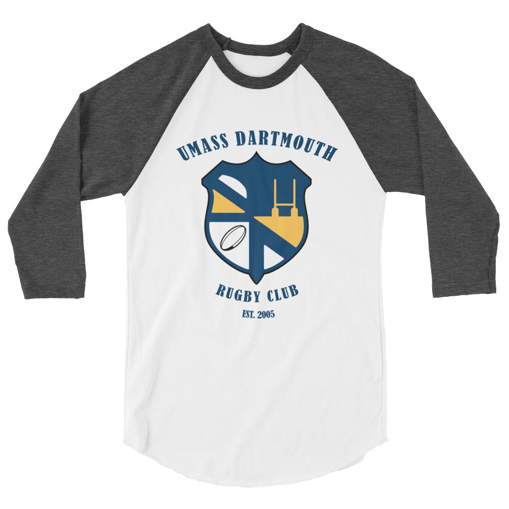 Rugby Imports UMass Dartmouth Rugby Raglan 3/4 Sleeve Tee