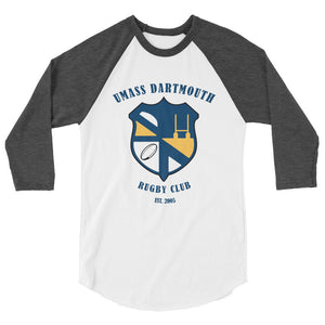 Rugby Imports UMass Dartmouth Rugby Raglan 3/4 Sleeve Tee