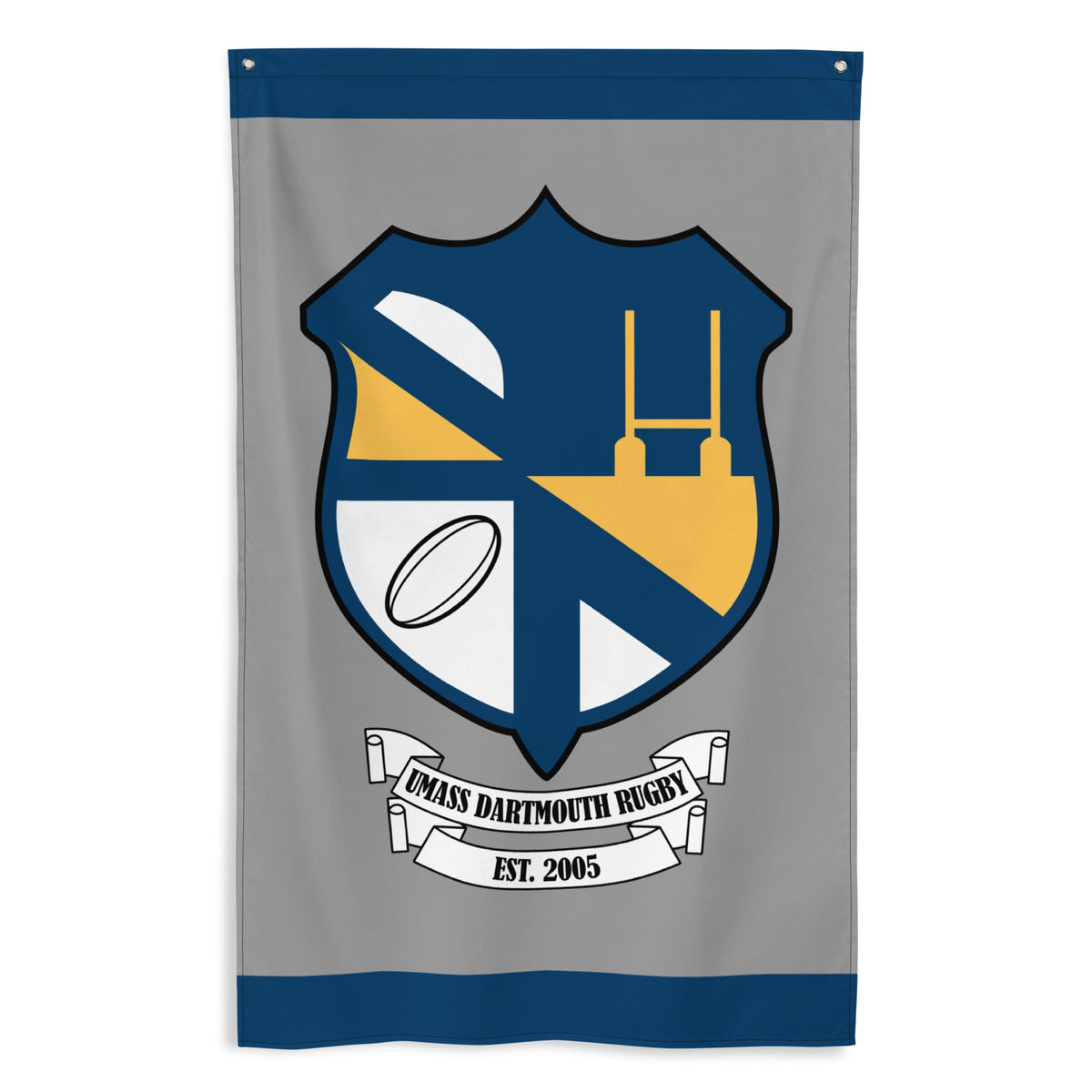 Rugby Imports UMass Dartmouth Rugby Wall Flag