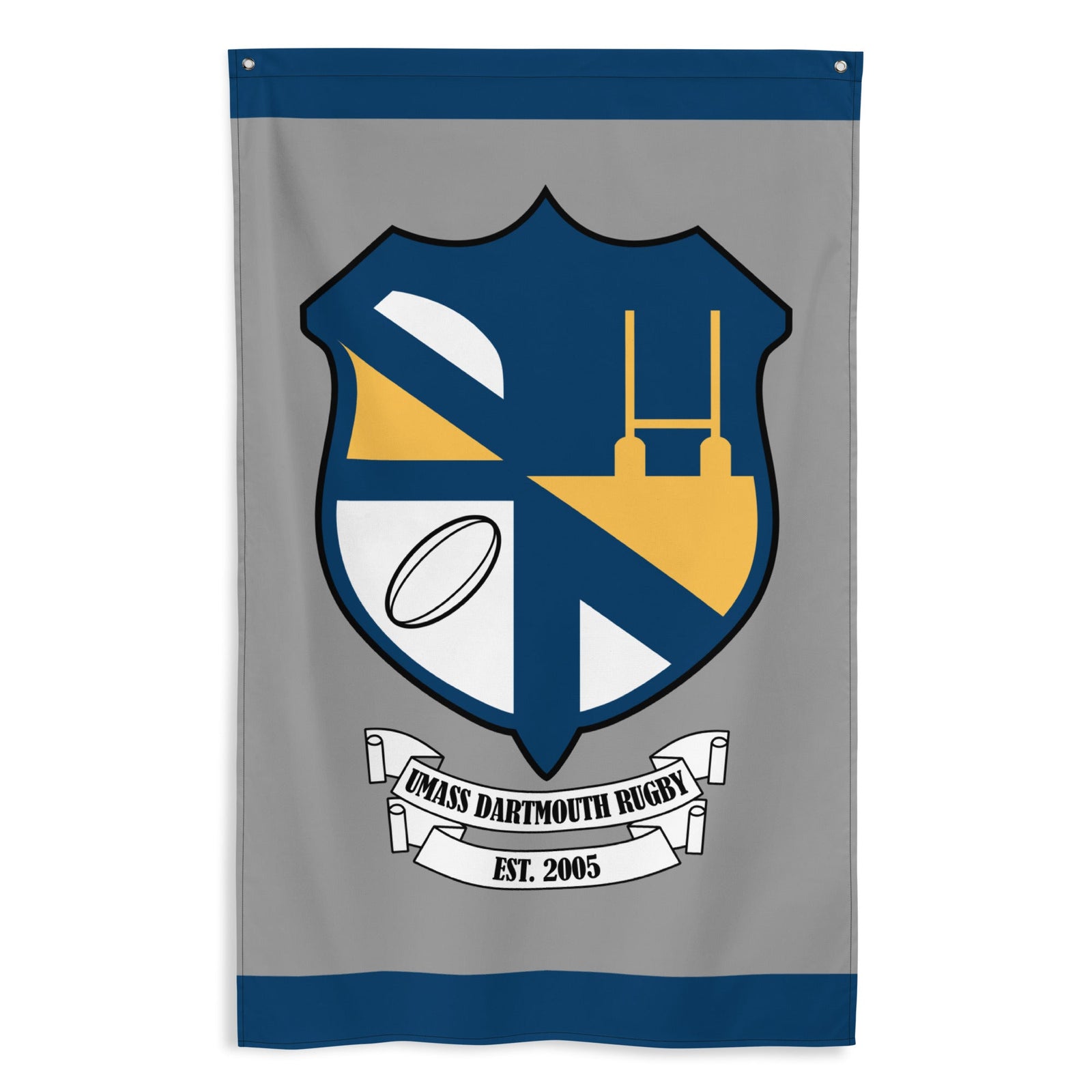Rugby Imports UMass Dartmouth Rugby Wall Flag