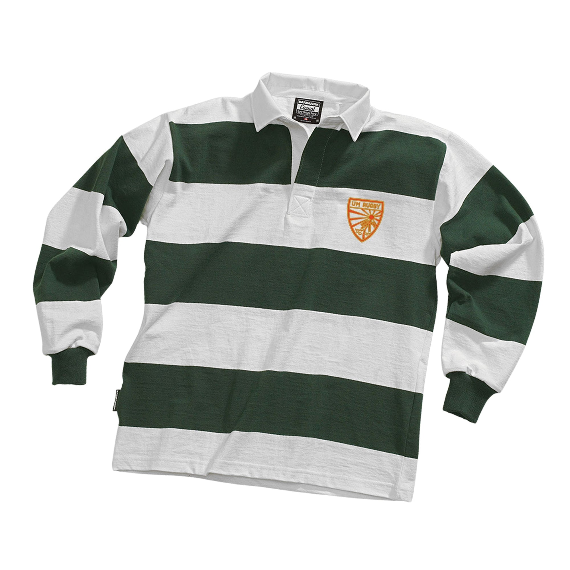 Rugby Imports UMiami Rugby Casual Weight Stripe Jersey