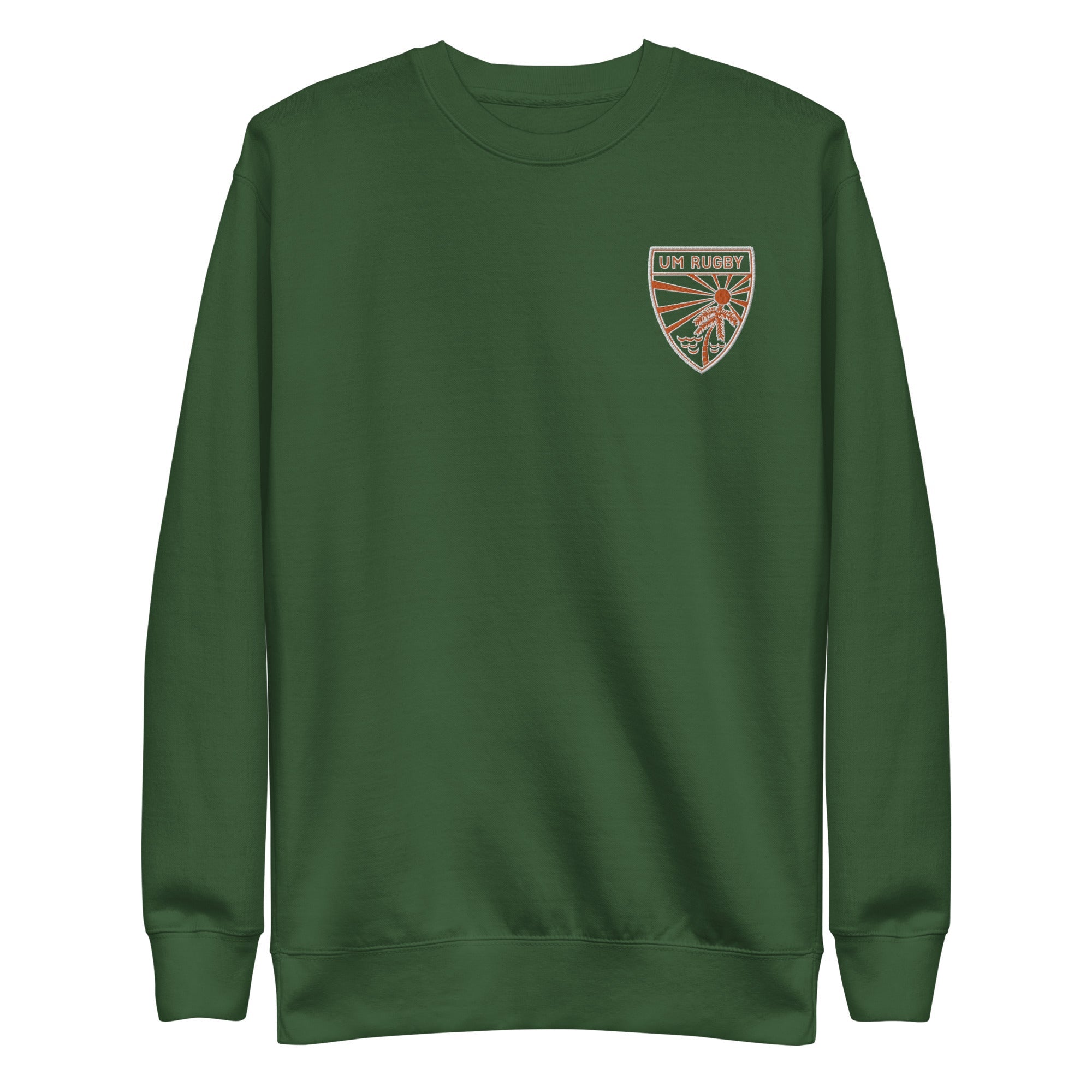 Rugby Imports UMiami Rugby Embroidered Crewneck