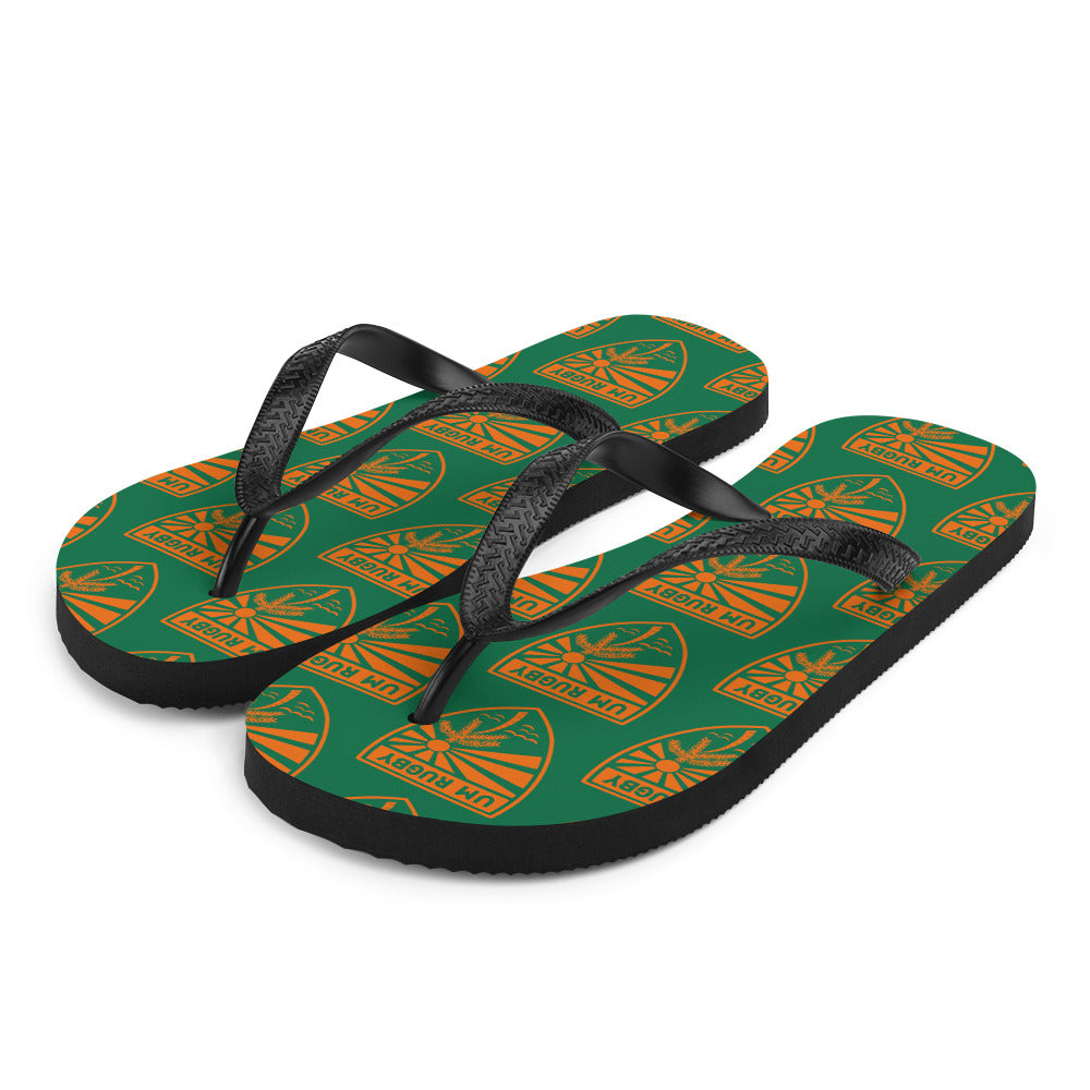 Rugby Imports UMiami Rugby Flip Flops