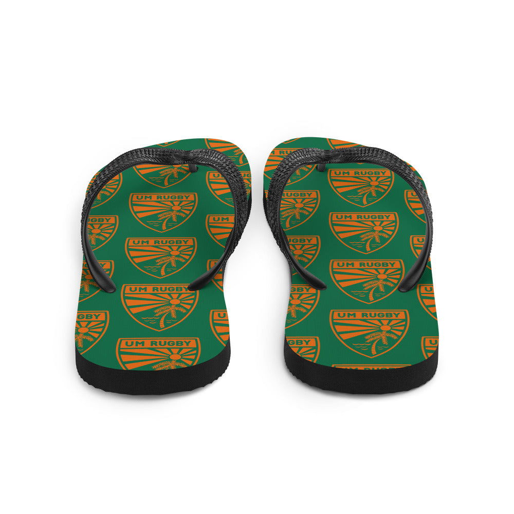 Rugby Imports UMiami Rugby Flip Flops