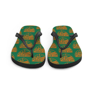 Rugby Imports UMiami Rugby Flip Flops