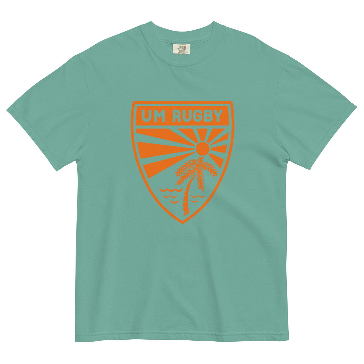 Rugby Imports UMiami Rugby Garment Dyed T-Shirt