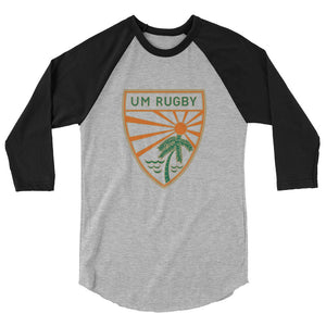 Rugby Imports UMiami Rugby Raglan 3/4 Sleeve Tee