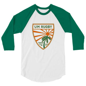 Rugby Imports UMiami Rugby Raglan 3/4 Sleeve Tee