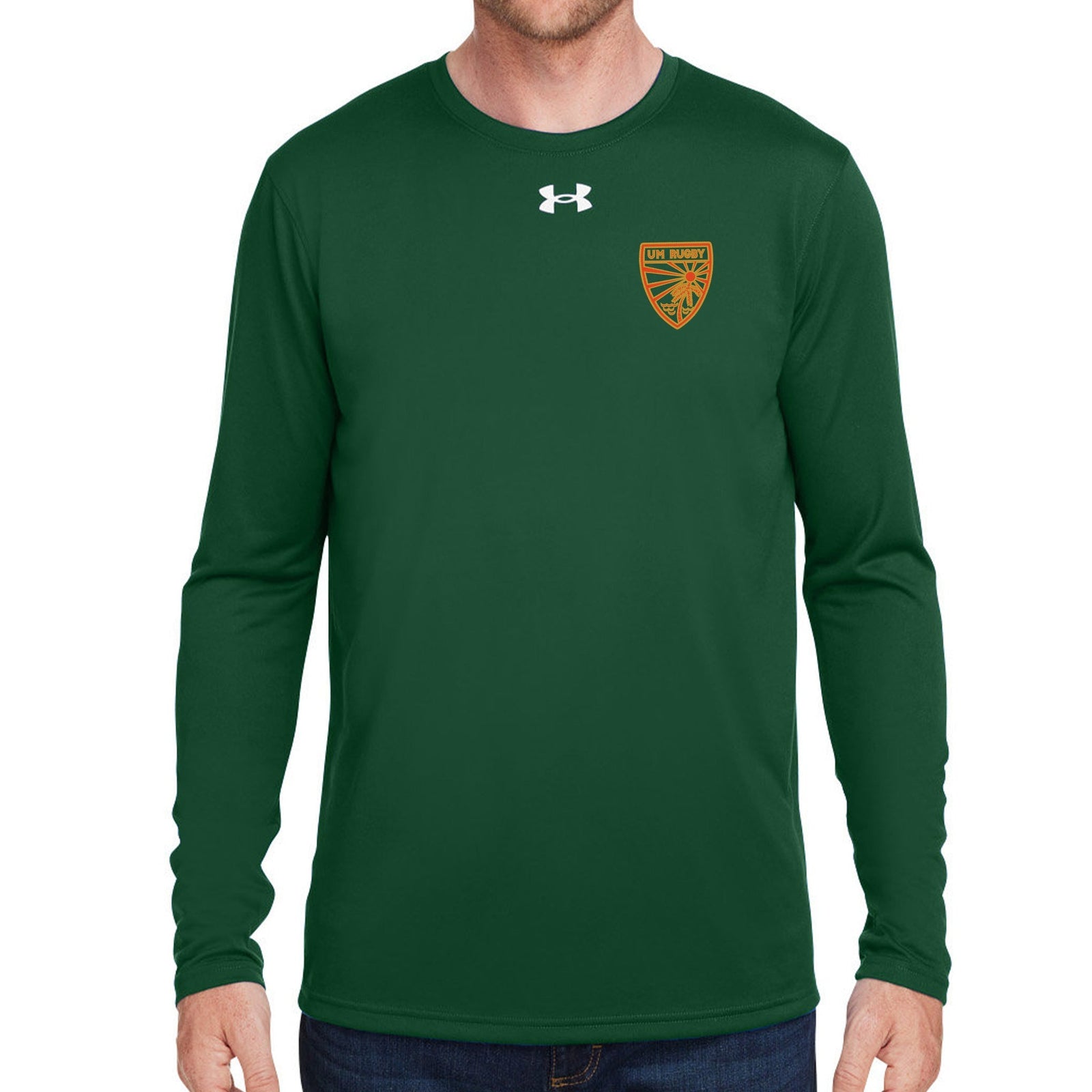 Rugby Imports UMiami Rugby UA Team Tech LS T-Shirt