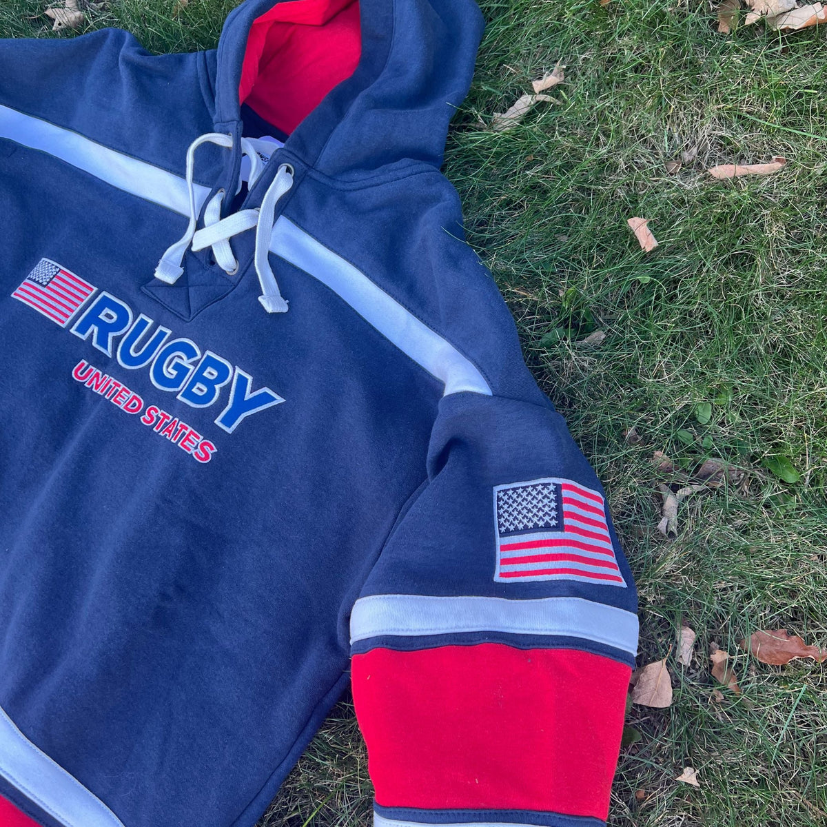 Rugby Imports United States Rugby Laced Hoodie