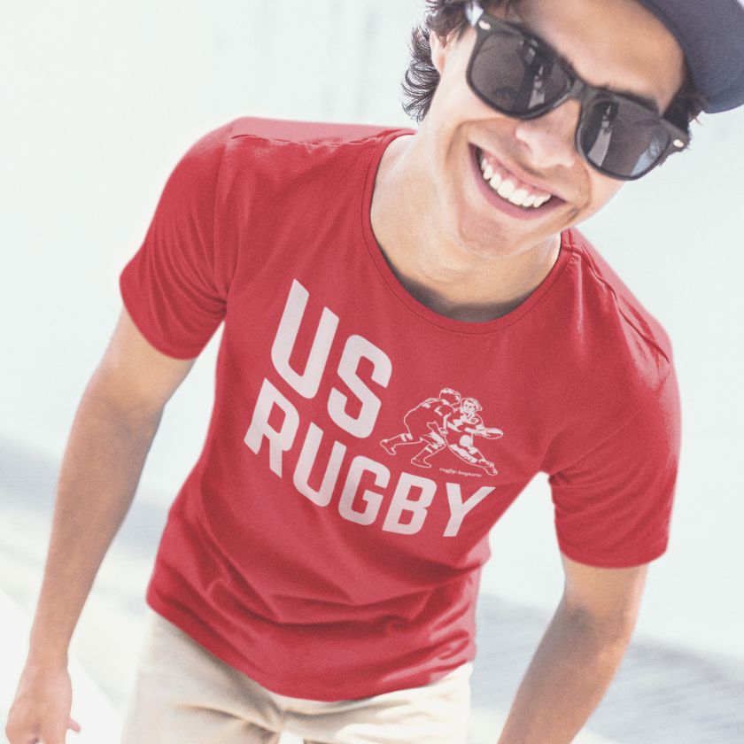 Rugby Imports US Rugby Player Logo Tee