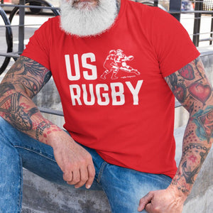 Rugby Imports US Rugby Player Logo Tee