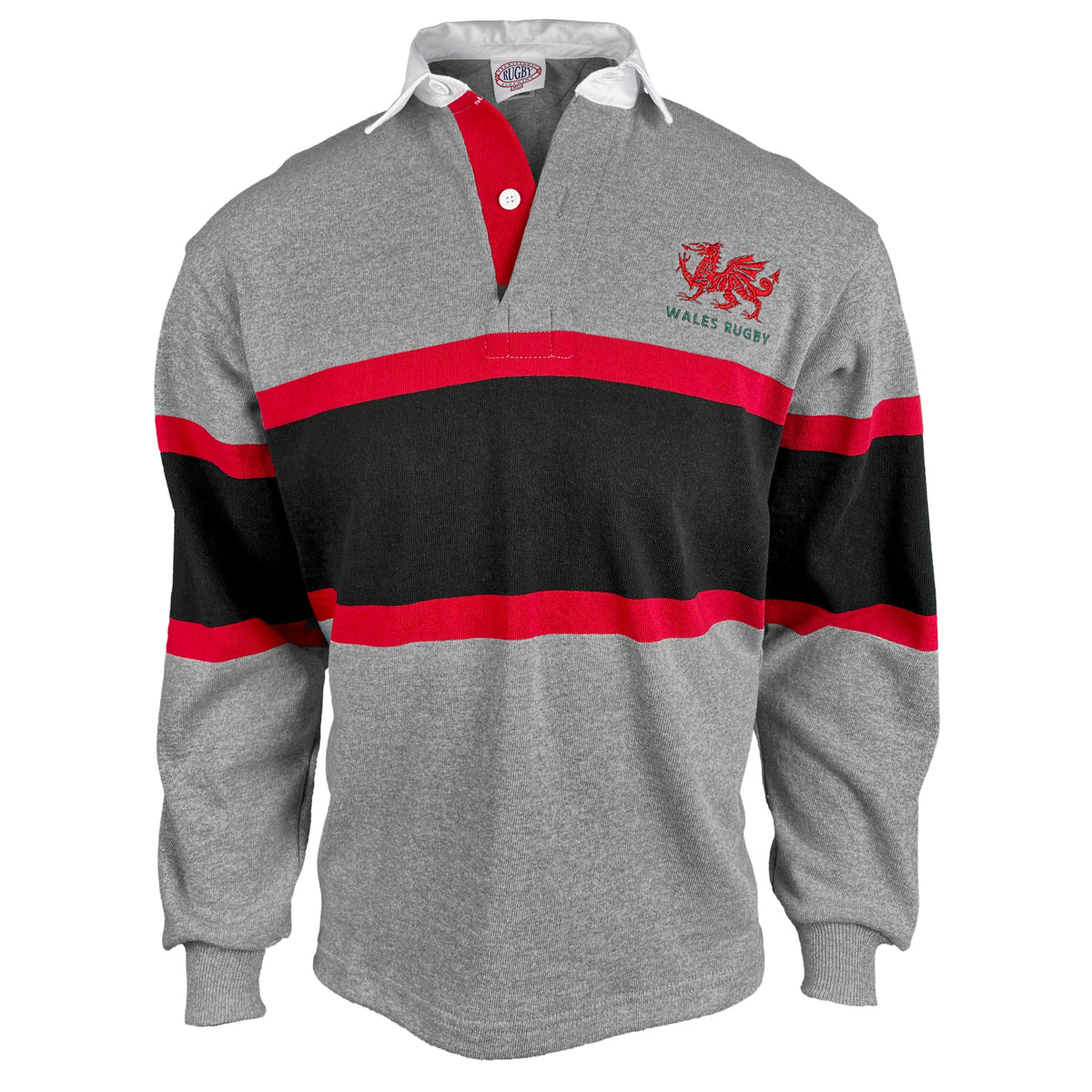 Rugby Imports Wales Oxford Stripe Rugby Jersey