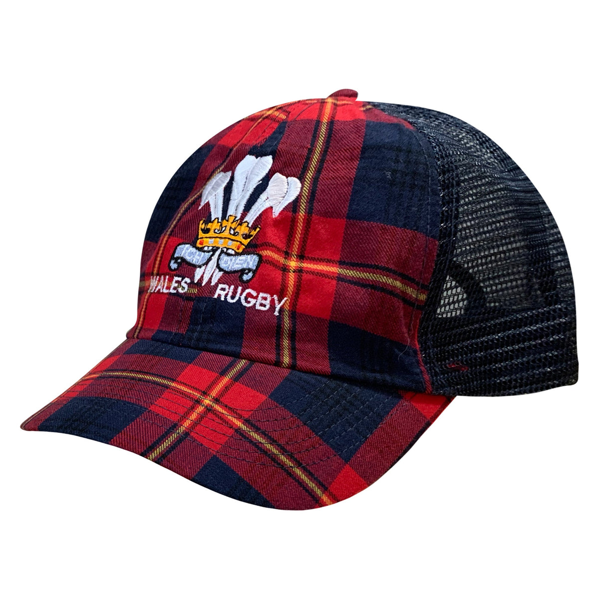 Wp Rugby Hat Wales Rugby Plaid Trucker Cap - Rugby Imports