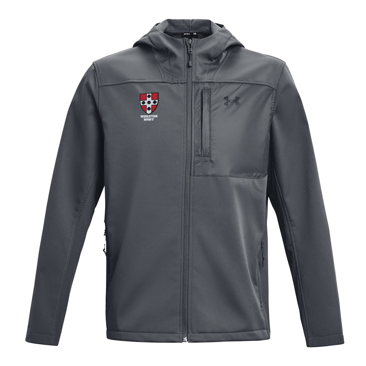 Rugby Imports Wesleyan Rugby Coldgear Hooded Infrared Jacket