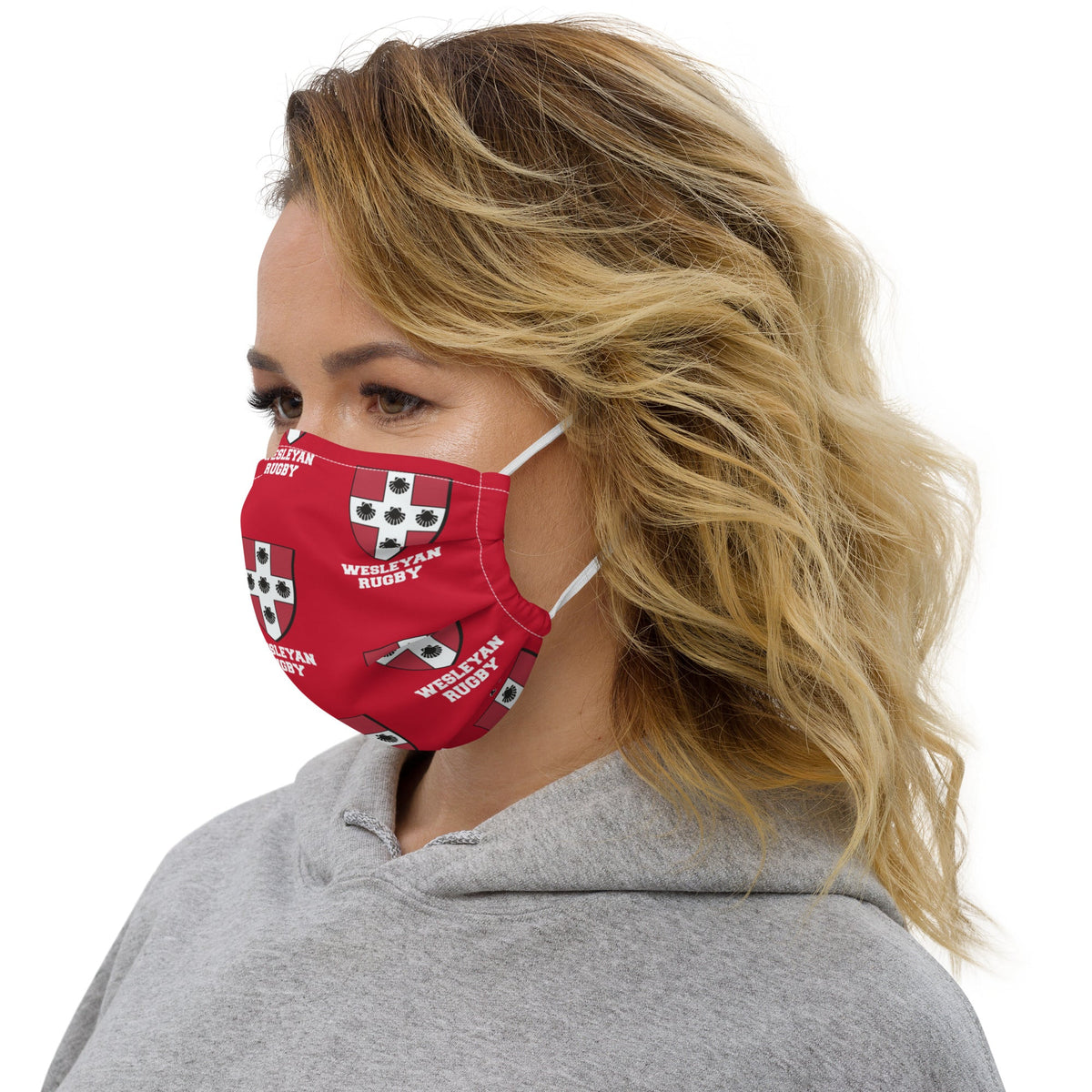 Rugby Imports Wesleyan Rugby Premium Face Mask