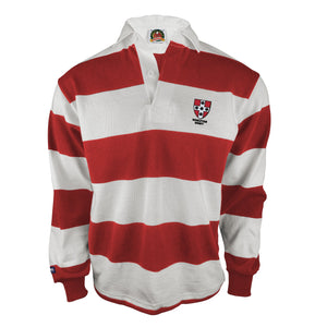 Rugby Imports Wesleyan Rugby Traditional 4 Inch Stripe Rugby Jersey