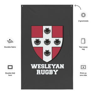 Rugby Imports Wesleyan Rugby Wall Flag