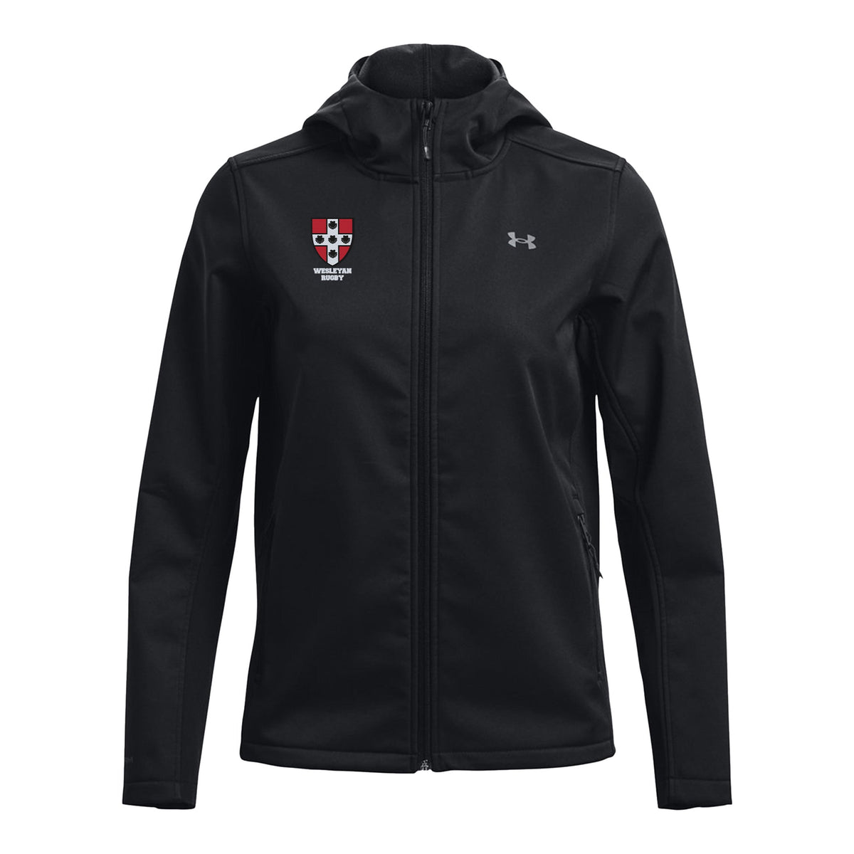 Rugby Imports Wesleyan Rugby Women's Coldgear Hooded Infrared Jacket