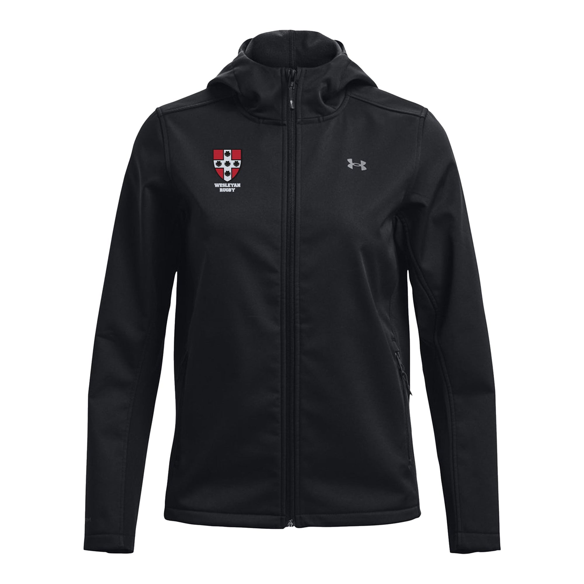 Rugby Imports Wesleyan Rugby Women's Coldgear Hooded Infrared Jacket