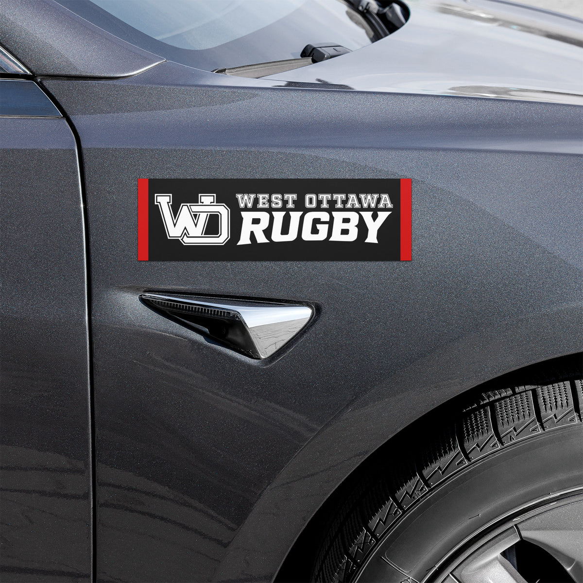 Rugby Imports West Ottawa Rugby Car Magnet