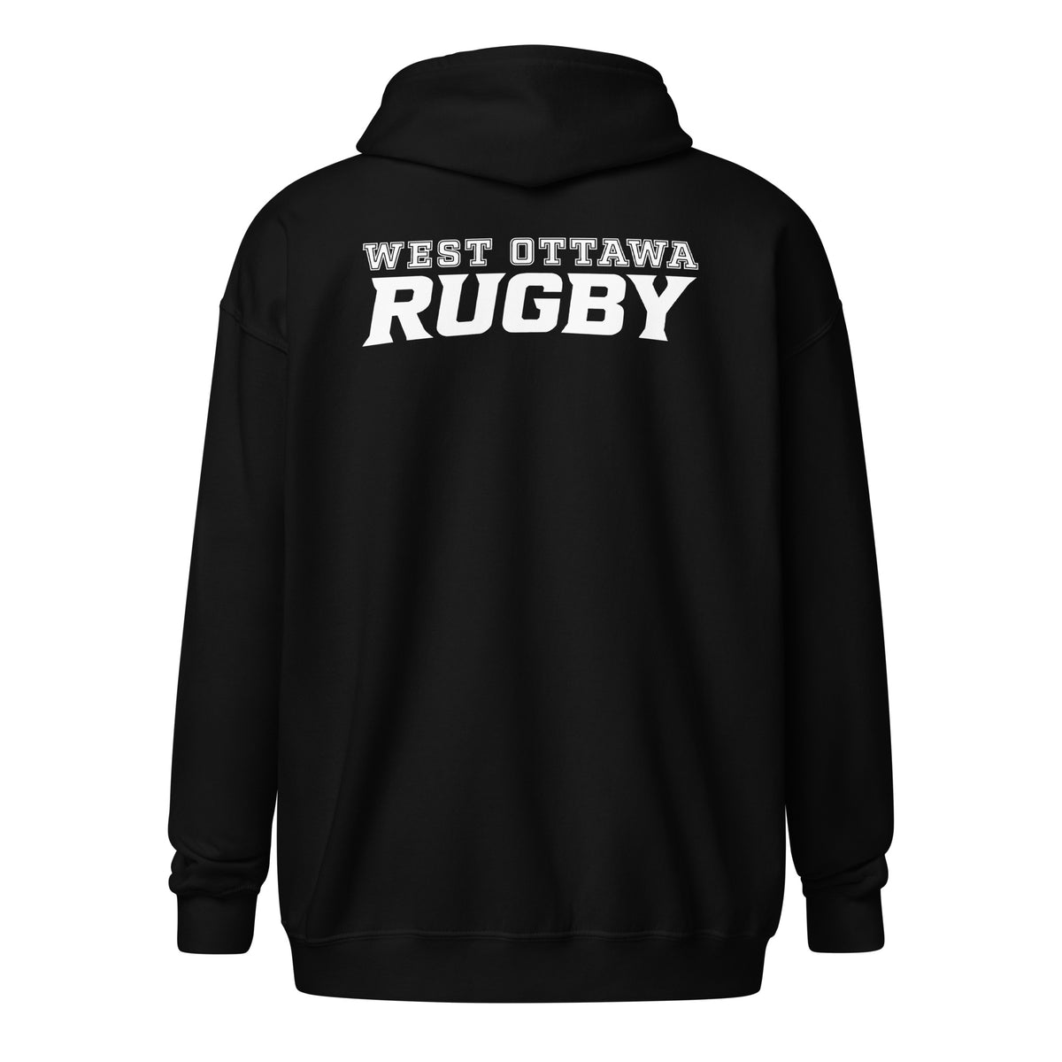 Rugby Imports West Ottawa Rugby Heavy Blend Zip Hoodie