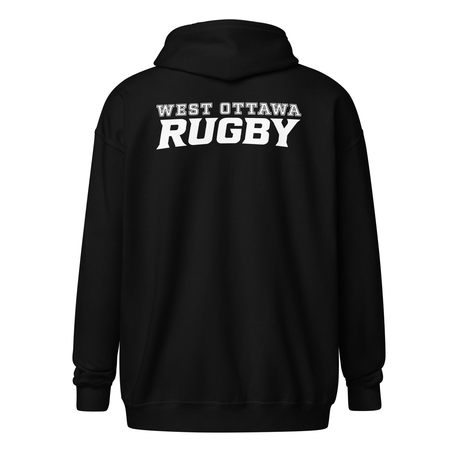 Rugby Imports West Ottawa Rugby Heavy Blend Zip Hoodie