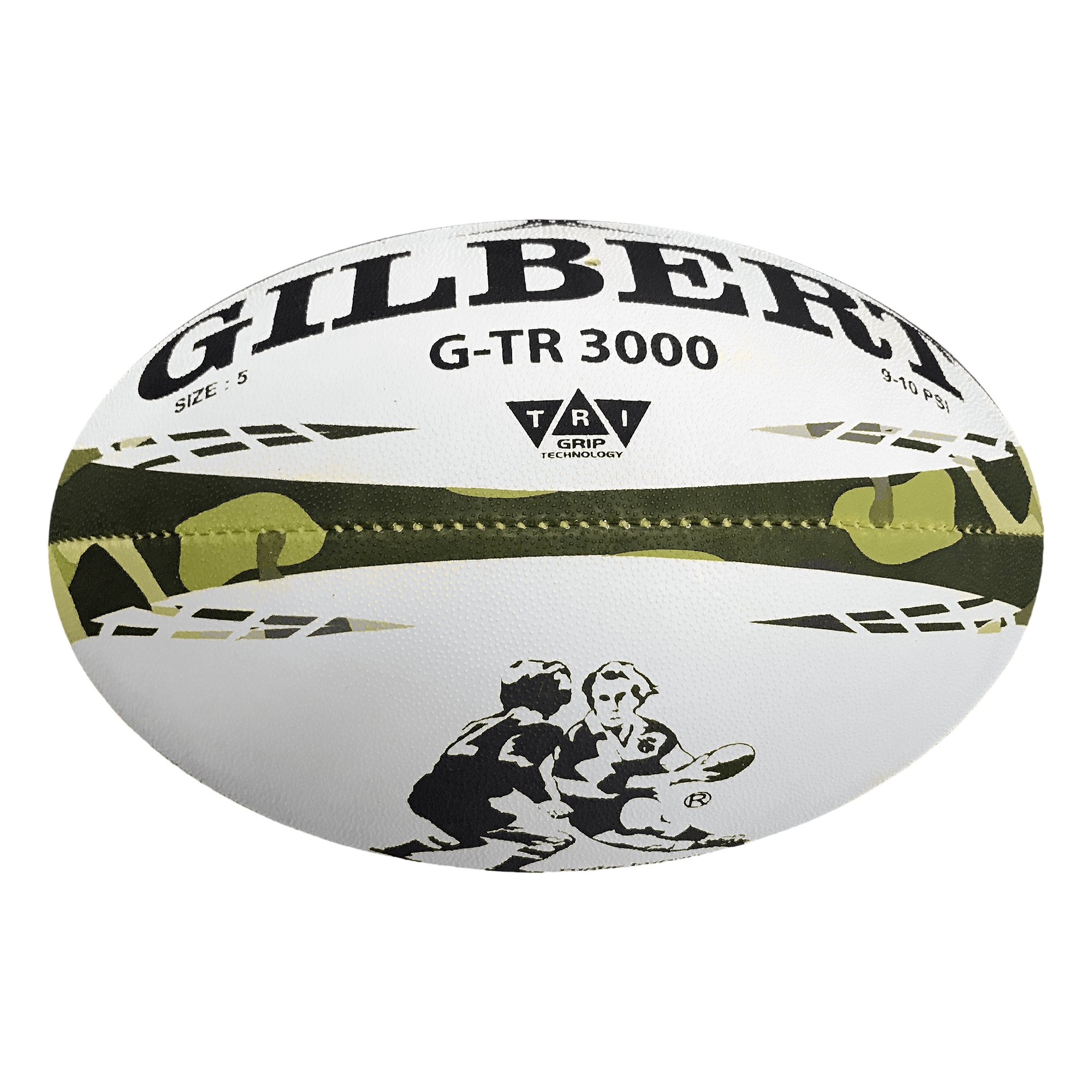Gilbert Rugby Direct Rugby Balls Plus 5 - Standard Gilbert G-TR3000 Camo Rugby Training Ball