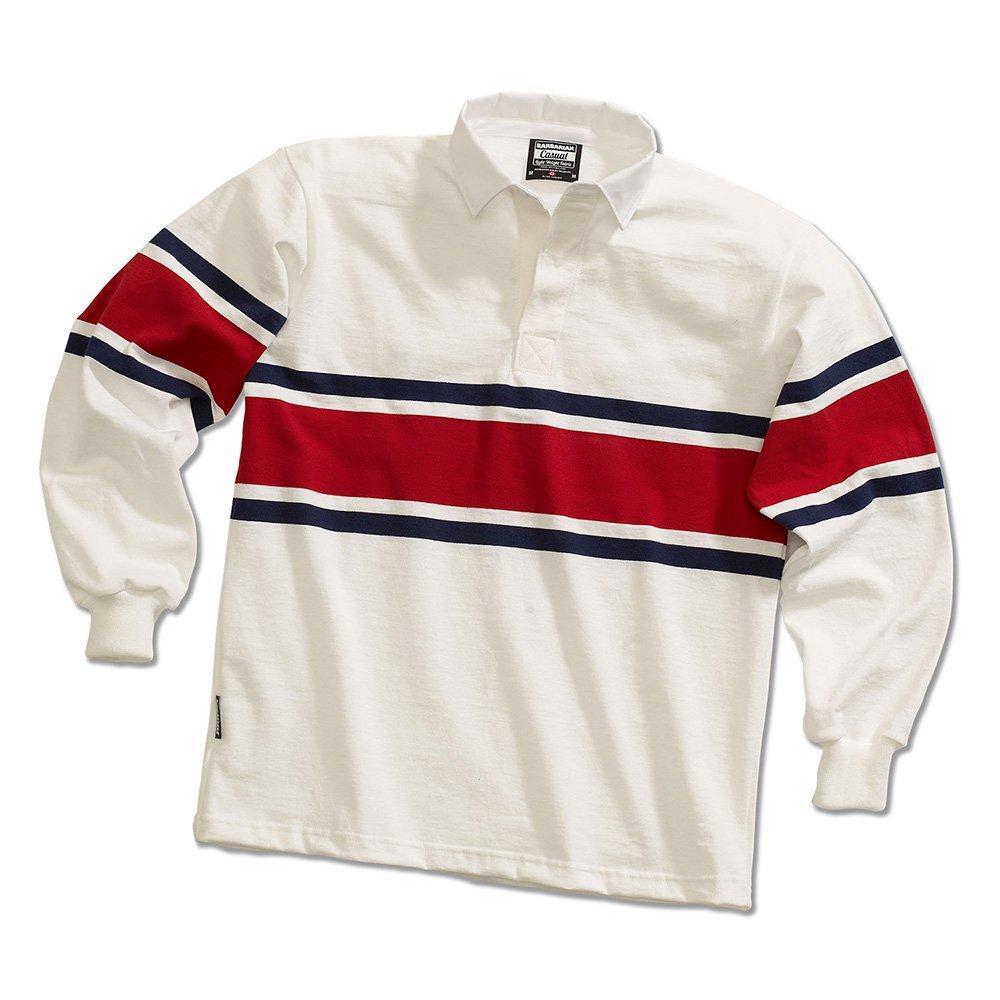 Rugby Imports Barbarian Casual Weight Acadia Stripe Rugby Jersey