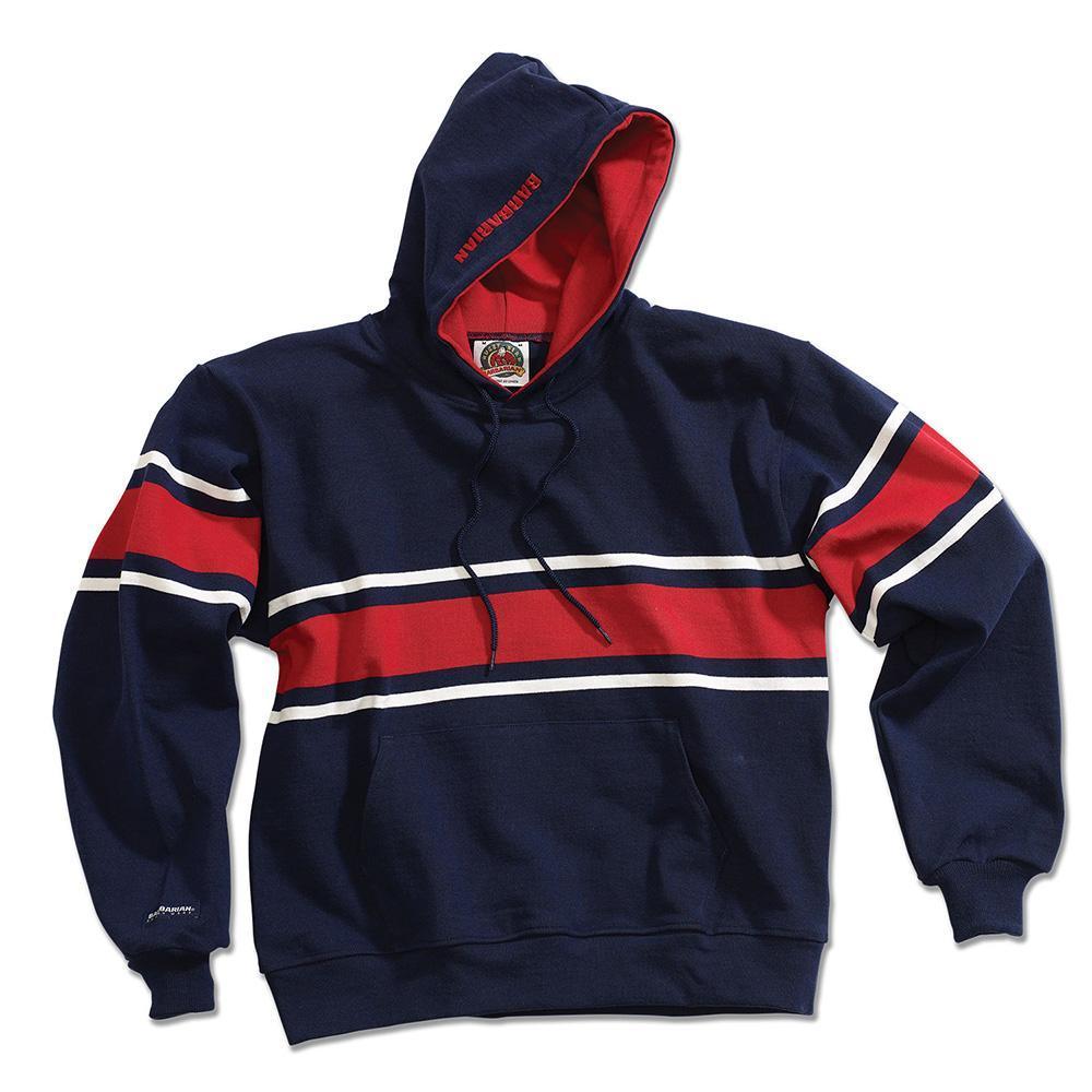 Rugby Imports Barbarian Kangaroo Pouch Stripe Rugby Hoodie