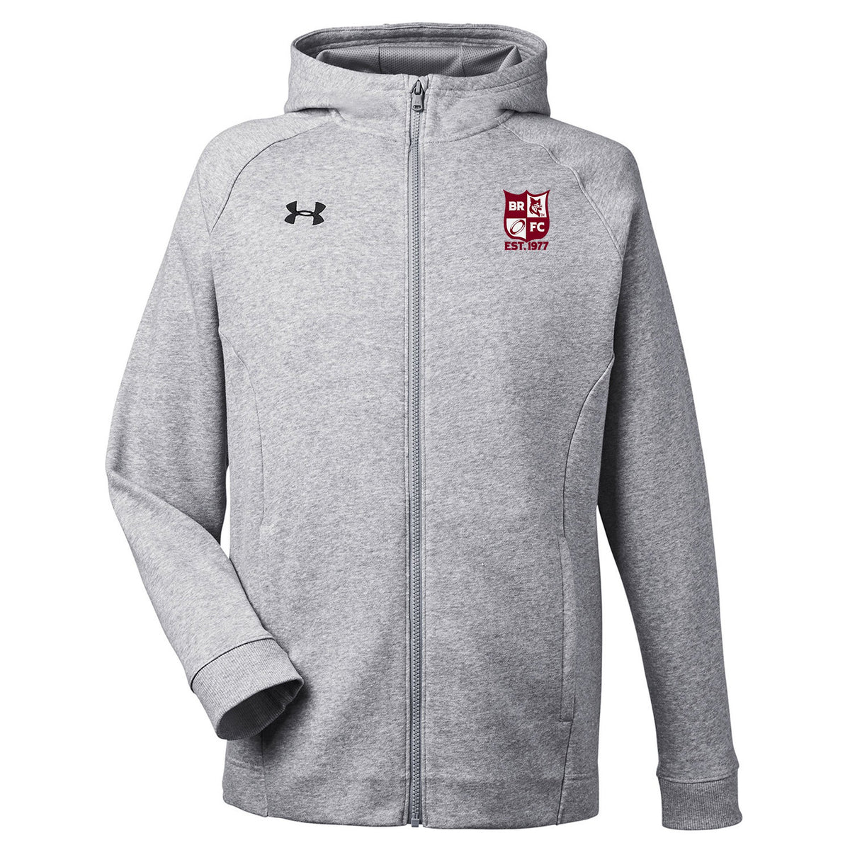 Rugby Imports Bates RFC UA Hustle Zip Hoody