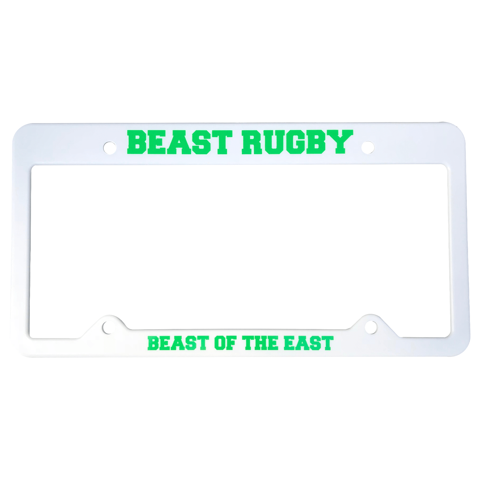 Rugby Imports Beast of the East License Plate Frame