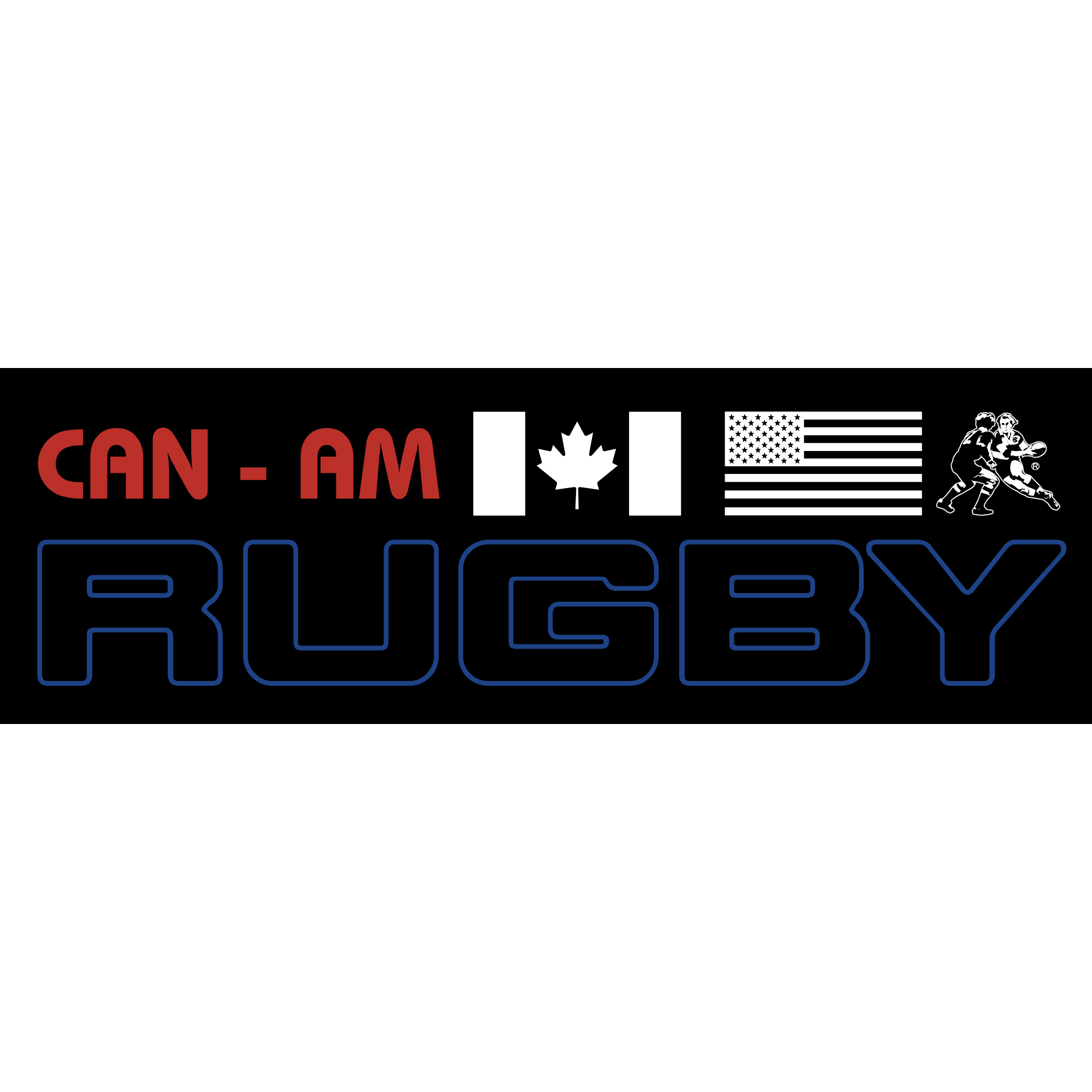 Rugby Imports CAN-AM Rugby Flag Bumper Sticker