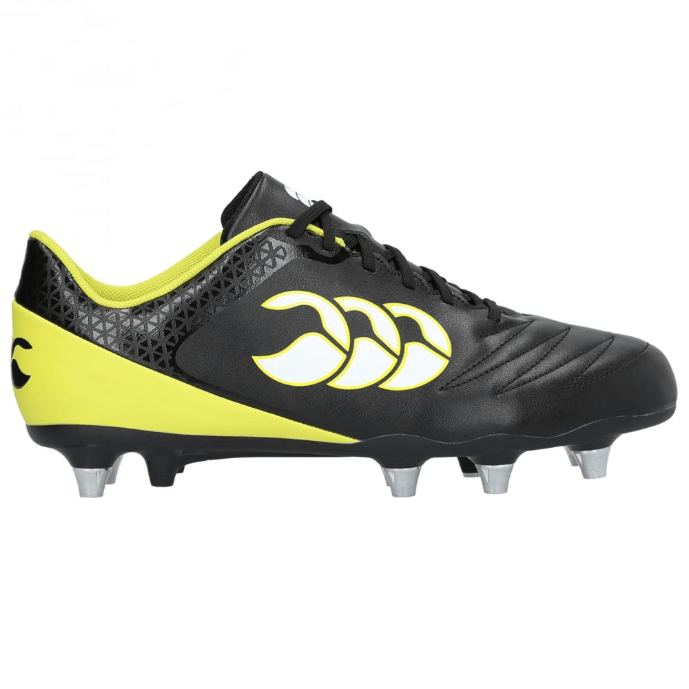 Rugby Imports CCC Stampede 2.0 Soft Ground Rugby Boot - Black/Sulphur